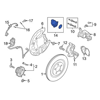 Ford OE - Rear Parking Brake Actuator
