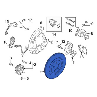 Ford OE - Rear Disc Brake Rotor