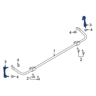 Ford OE - Rear Right Suspension Stabilizer Bar Link