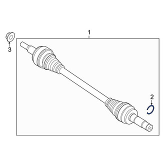 Ford OE - CV Axle Shaft Retaining Ring