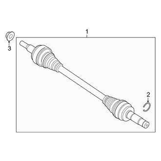 Ford OE - Rear Suspension - Drive Axles