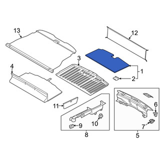 Ford OE - Rear Floor Mat