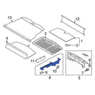 Ford OE - Rear Right Trunk Trim Panel