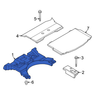 Ford OE - Rear Trunk Floor Storage Box