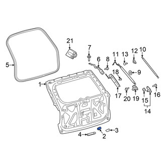 Ford OE - Rear Liftgate Stop Bumper