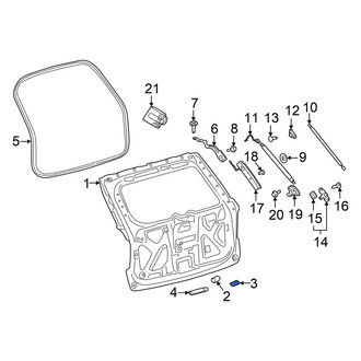 Ford OE - Rear Liftgate Drain Plug