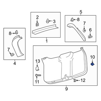 Ford OE - Sun Visor Clip