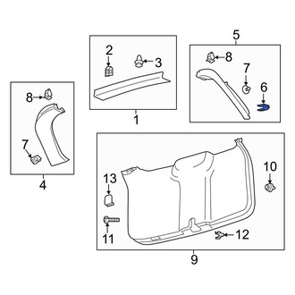 Ford OE - Front Door Sill Plate Clip