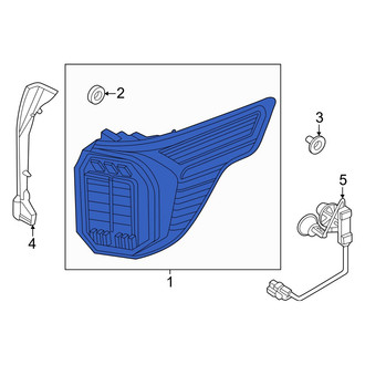Ford OE - Rear Left Tail Light Assembly