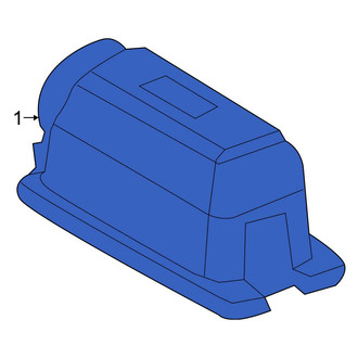 Ford OE - Rear License Plate Light Assembly