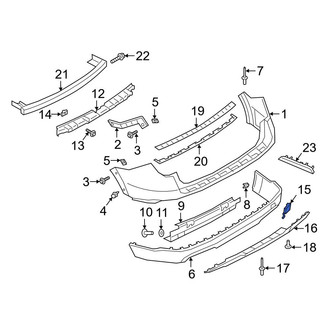 Ford OE - Rear Tow Hook Cover