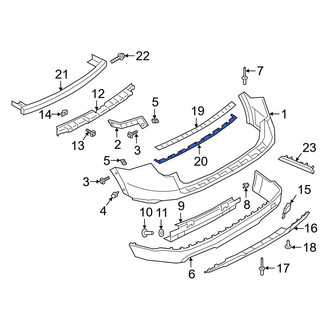 Ford OE - Rear Bumper Trim