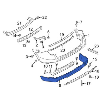 Ford OE - Rear Lower Bumper Cover