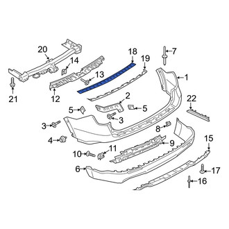 Ford OE - Rear Bumper Step Pad