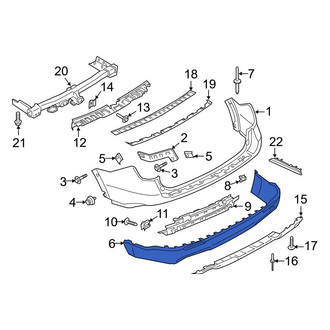 Ford OE - Rear Lower Bumper Cover