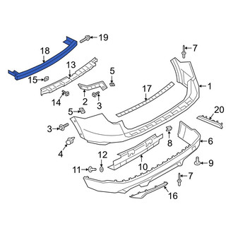 Ford OE - Rear Bumper Impact Bar