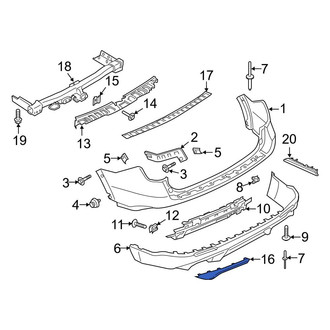 Ford OE - Rear Left Bumper Trim