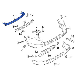 Ford OE - Rear Bumper Impact Bar