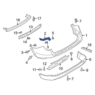 Ford OE - Right Bumper Cover Bracket