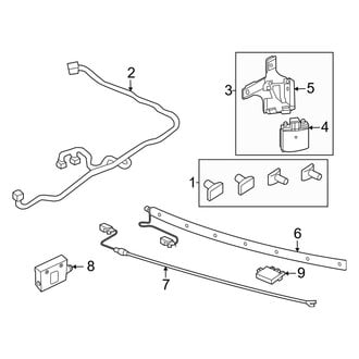 Ford OE - Rear Bumper - Electrical Components (W/O Trailer Tow)