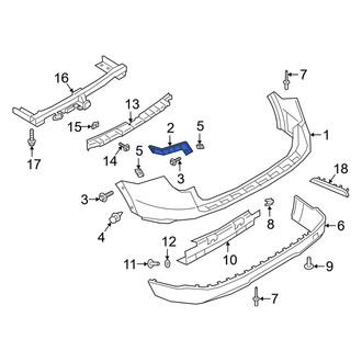 Ford OE - Left Bumper Cover Bracket