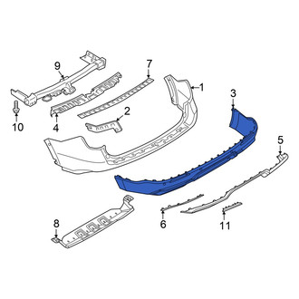 Ford OE - Rear Lower Bumper Cover