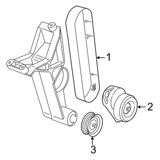Ford OE - Cooling - Belts & Pulleys (Eddie Bauer / Limited / XL Fleet / XLS / XLT 4.0L)