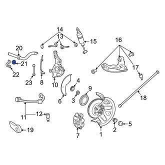 Ford OE - Front Suspension Stabilizer Bar Bushing