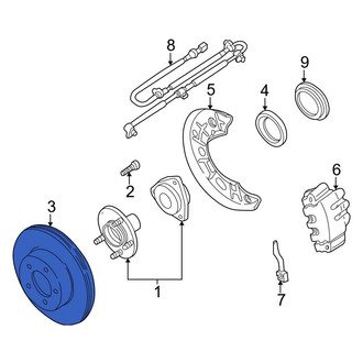 Ford OE - Front Disc Brake Rotor