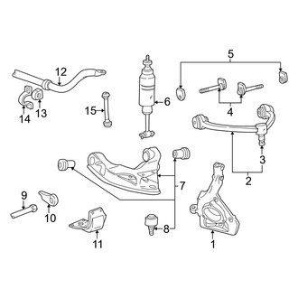 Ford OE - Front Suspension - Stabilizer Bar & Components