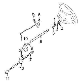 Ford OE - Steering Column - Shaft & Internal Components (W/O Tilt Wheel)