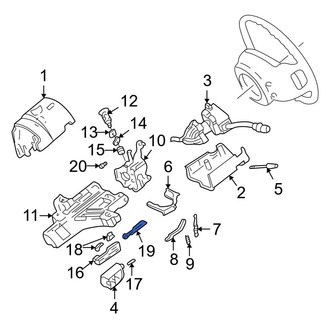 Ford OE - Lower Ignition Switch Actuator