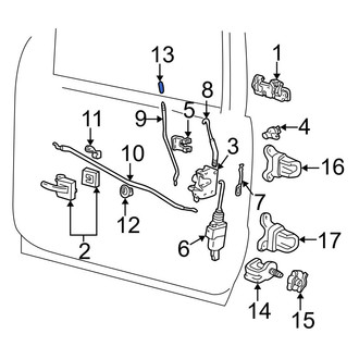 Ford OE - Front Door Lock Knob