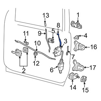 Ford OE - Front Left Outer Door Handle Link