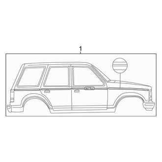 Ford OE - Stripe Tape (Type 3, Eddie Bauer Package)