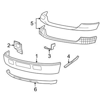 Ford OE - Front Bumper - Bumper & Components