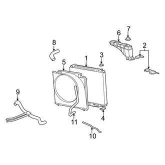 Ford OE - Cooling - Radiator & Components (6.8L)