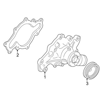 Ford OE - Cooling - Water Pump (Eddie Bauer / Limited / XLS / XLT 6.0L)