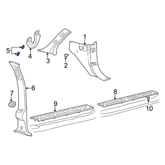 Ford OE - Rear Interior Grab Bar Cap