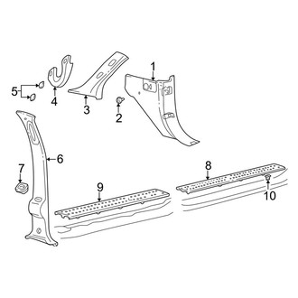 Ford OE - Pillars, Rocker & Floor - Interior Trim