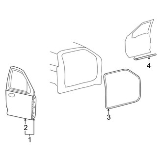 Ford OE - Front Door - Door & Components