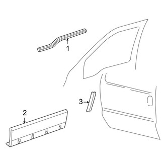 Ford OE - Front Door - Exterior Trim (Limited)