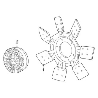Ford OE - Cooling Fan (Eddie Bauer / Limited / XLT 7.3L)