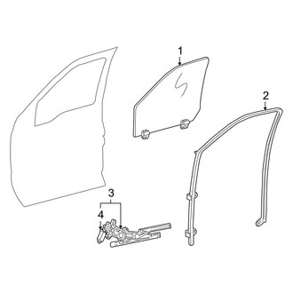 Ford OE - Front Door - Glass & Hardware
