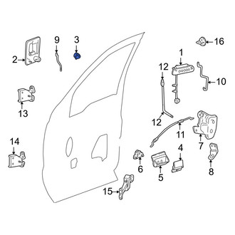Ford OE - Rear Tailgate Lock