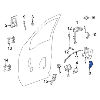 Ford OE - Front Left Door Lock Actuator Motor