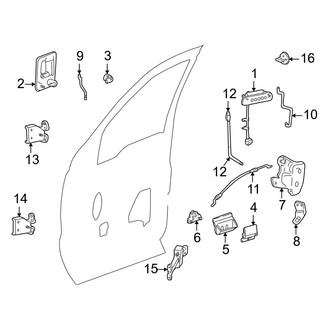 Ford OE - Front Door - Lock & Hardware