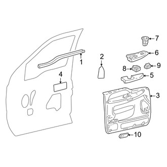 Ford OE - Front Door - Interior Trim