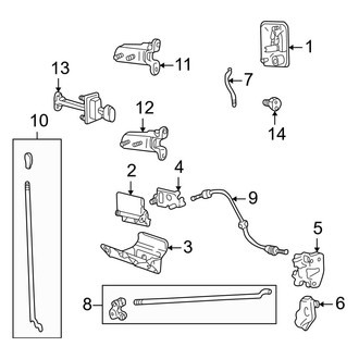 Ford OE - Rear Door - Lock & Hardware