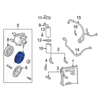 Ford OE - A/C Compressor Clutch Pulley